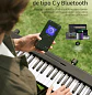 Pack Piano Digital Plegable Donner DP-10 88 Teclas Negro - Miniatura 4