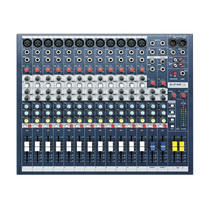 Consola Análoga Soundcraft EPM12 de 12 Canales 1