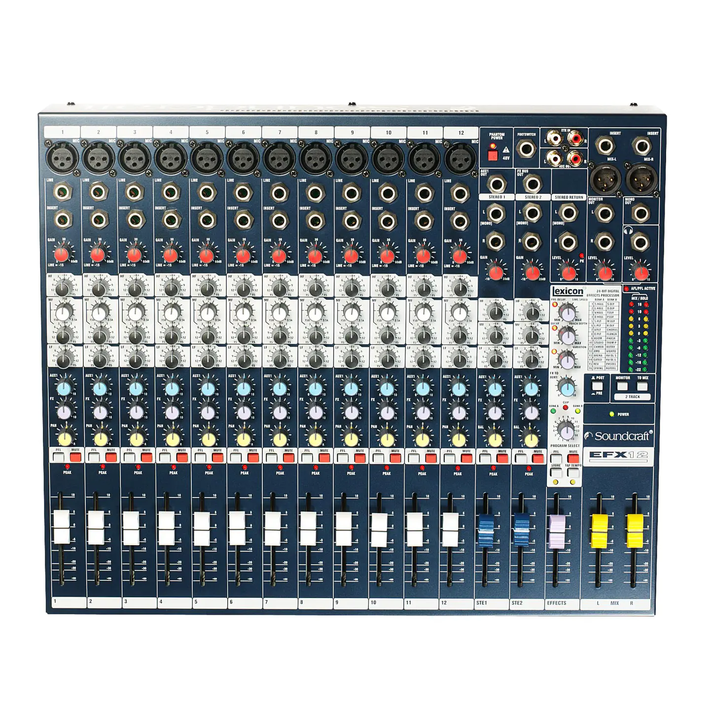 Consola Análoga Soundcraft EFX12 de 12 Canales con Efectos 3