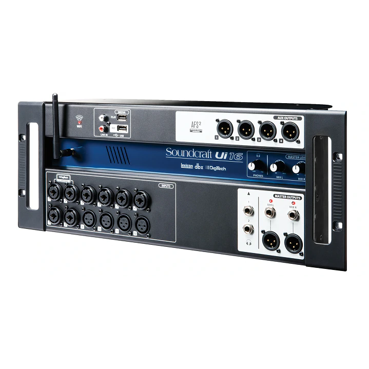 Consola Digital Soundcraft Ui16 de 16 Canales con Control Wi-Fi 3