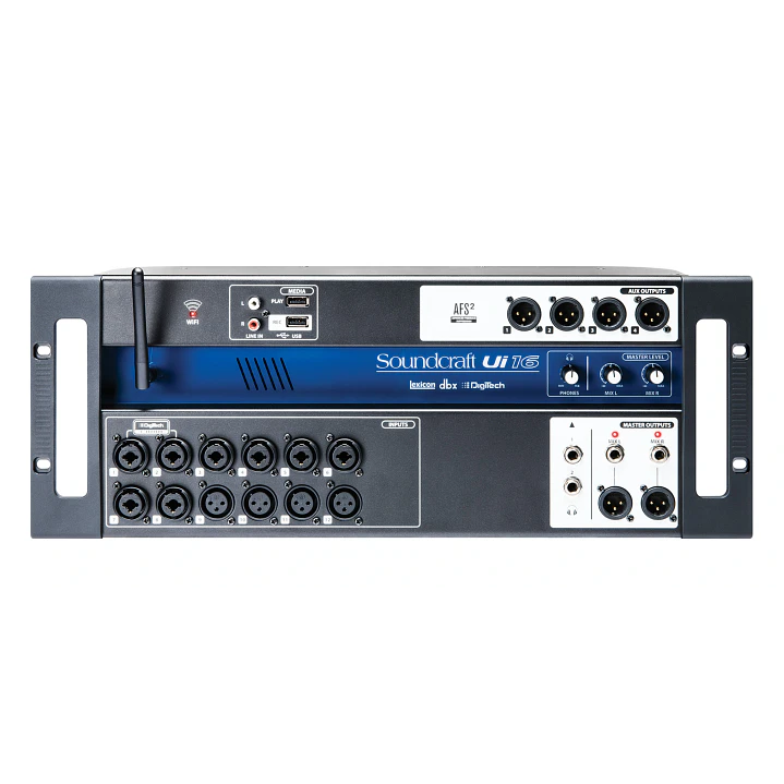 Consola Digital Soundcraft Ui16 de 16 Canales con Control Wi-Fi 4