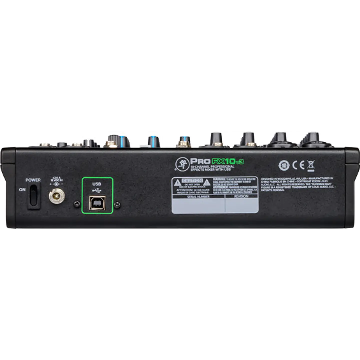 Consola Análoga Mackie ProFX10v3 de 10 Canales con USB y Efectos 5