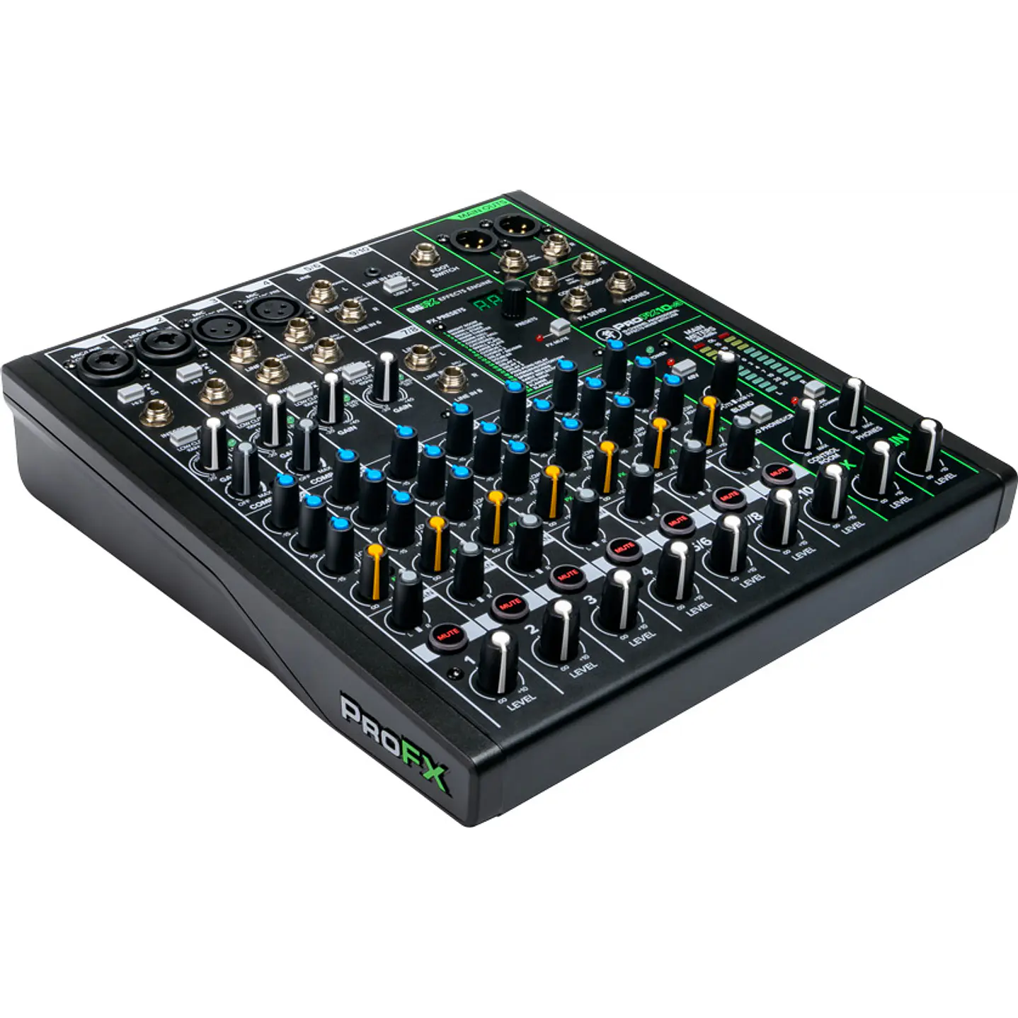 Consola Análoga Mackie ProFX10v3 de 10 Canales con USB y Efectos 3