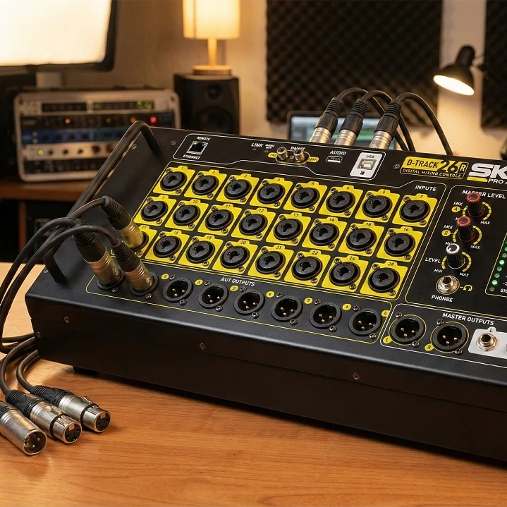 Consola Digital SKP D-Track 26R de 24 Canales 6