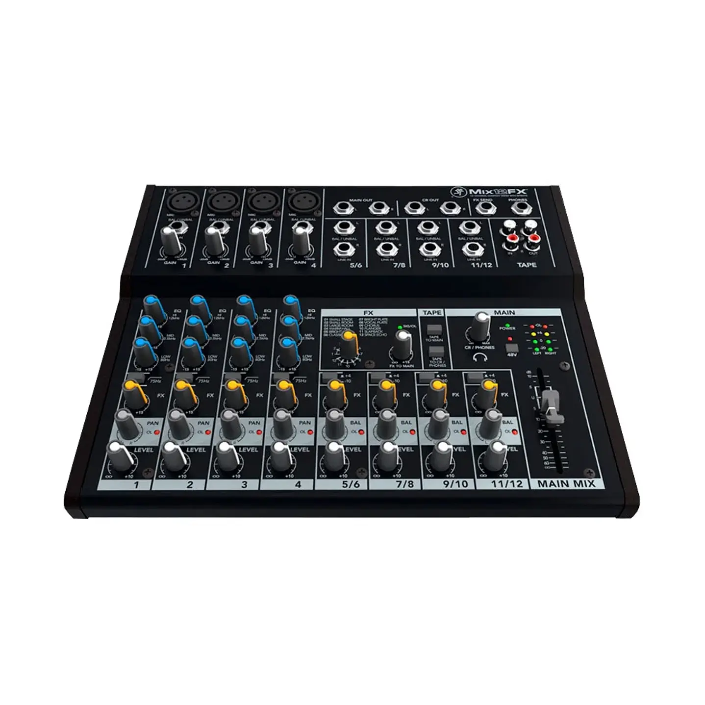 Consola Análoga Mackie Mix12FX de 12 Canales con Efectos 2