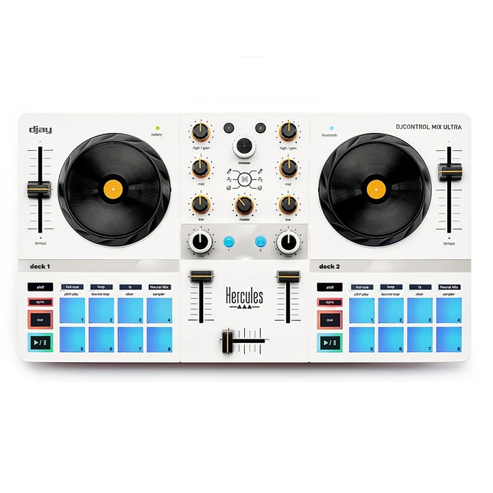 Controlador DJ Inalámbrico Hercules DJControl Mix Ultra para Celular y Tablet 1