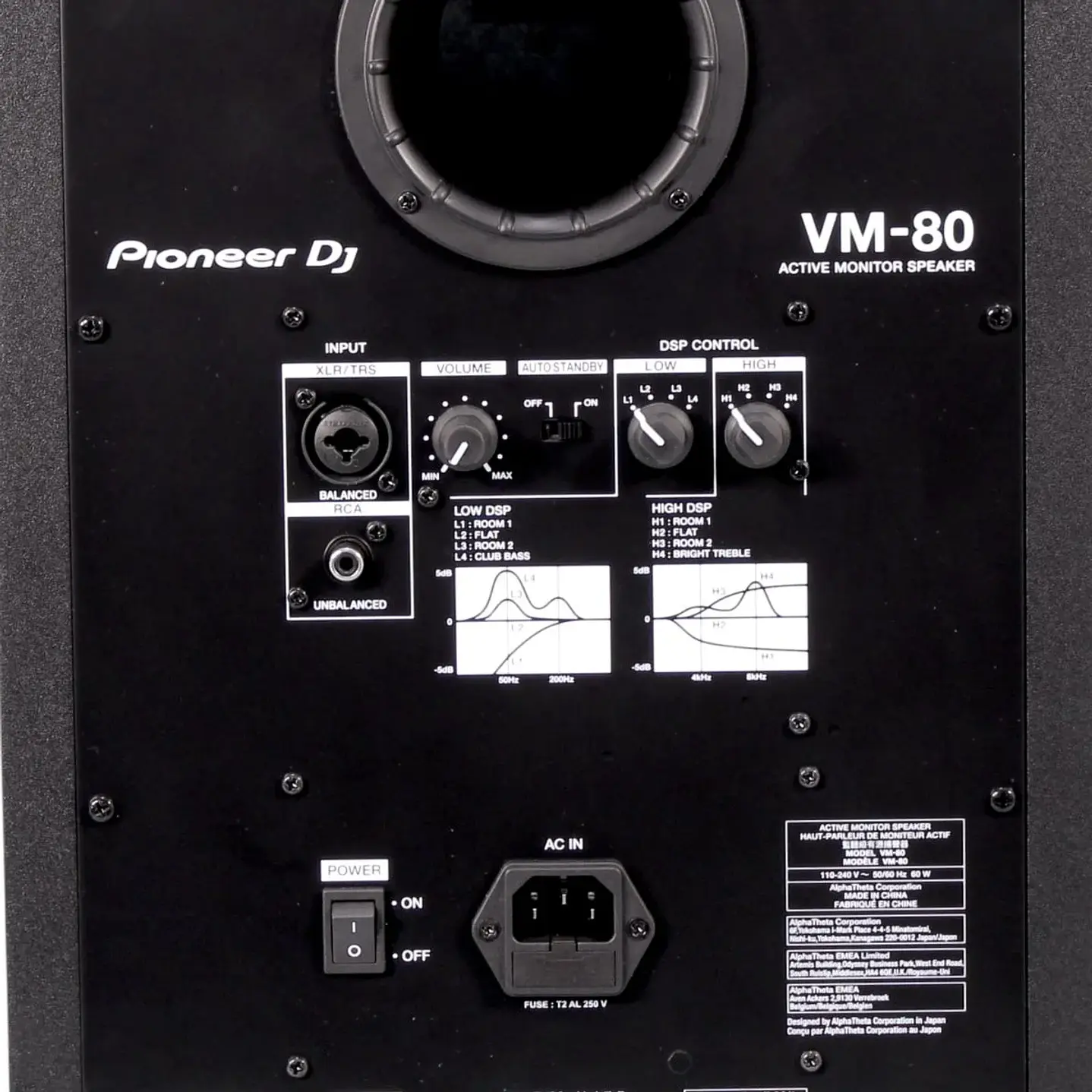 Monitor de Estudio Activo Pioneer DJ VM-80 de 8