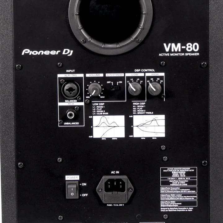 Monitor de Estudio Activo Pioneer DJ VM-80 de 8