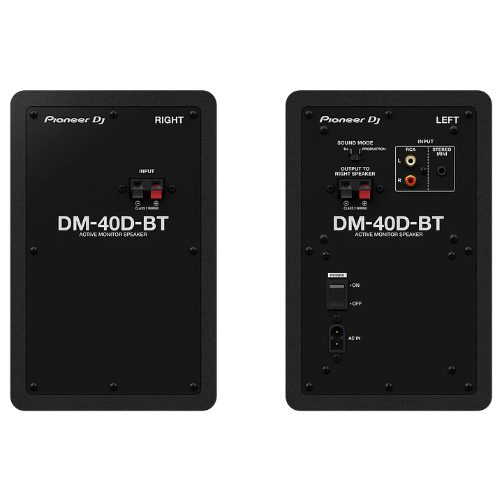 Par de Monitores Activos Pioneer DJ DM-40D-BT de 4