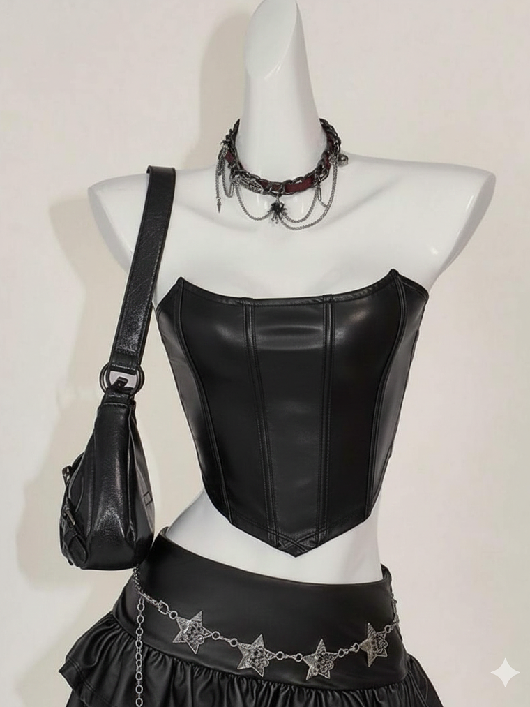 CORSET DE CUERINA CORTO 2