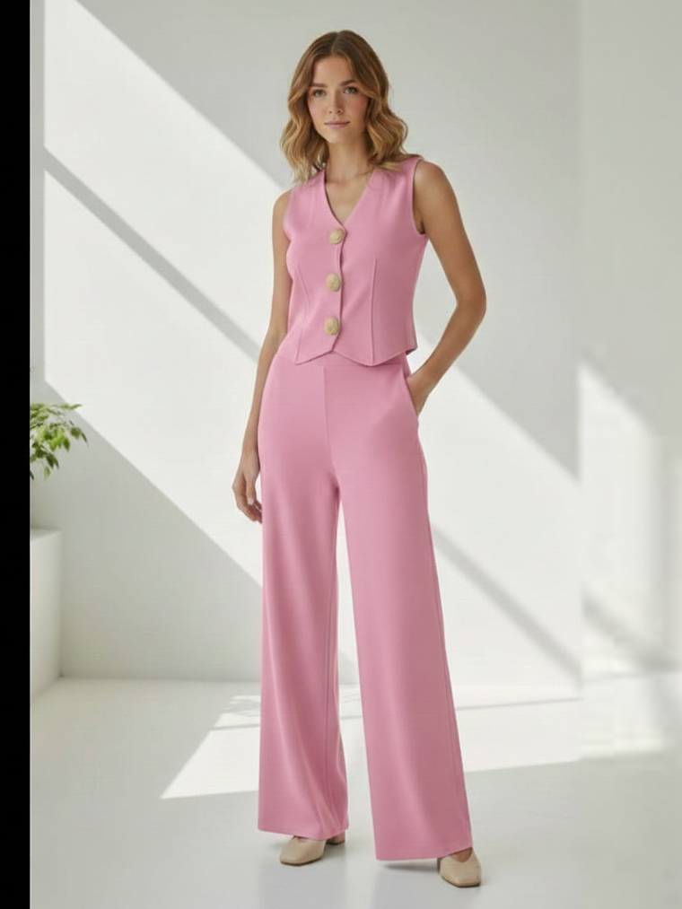 SET DE CHALECO Y PANTALON DE PUNTO 1