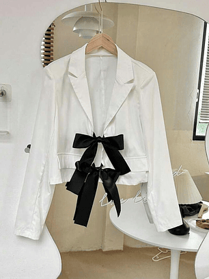 BLAZER CON LAZOS ESTILO COREANO