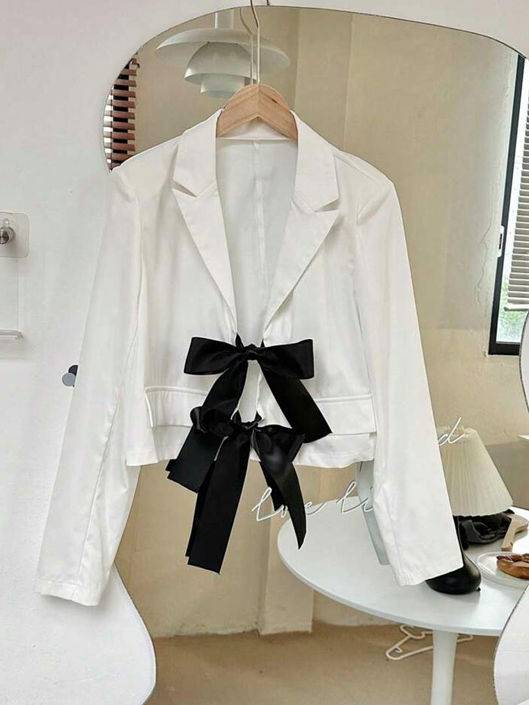 BLAZER CON LAZOS ESTILO COREANO 1