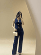 SET DE DENIM CON CHALECO Y JEAN DE BOTONES GRANDES - Miniatura 2