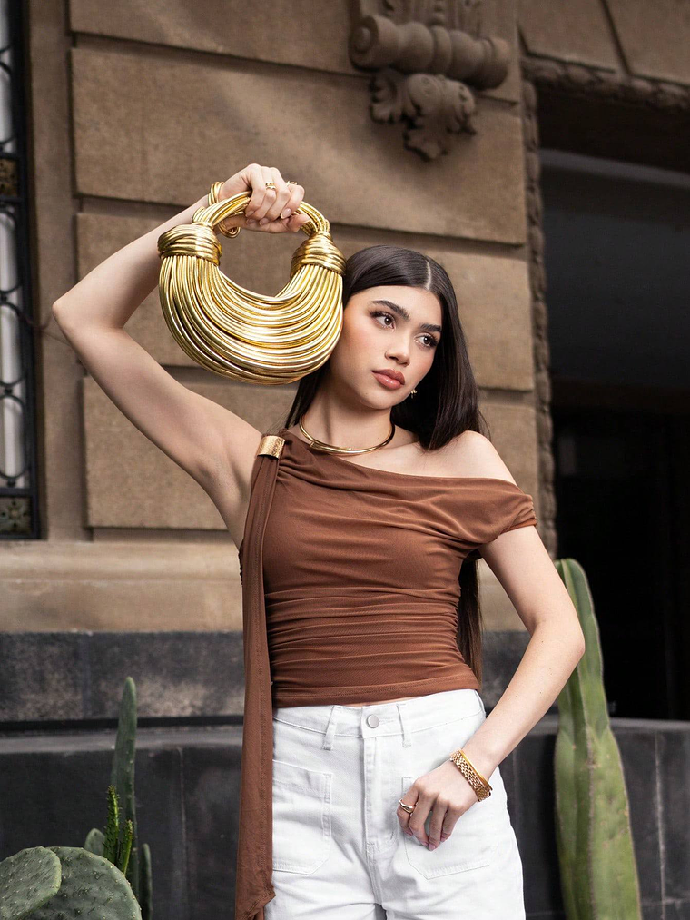 BLUSA ASIMETRICA DE DAMA TENDENCIA 1