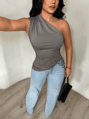 BLUSA  ASIMETRICA TENDENCIA 