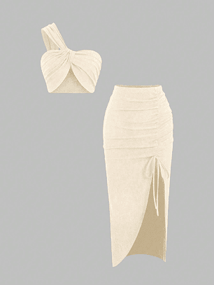 CONJUNTO DE TOP Y FALDA TENDENCIA 