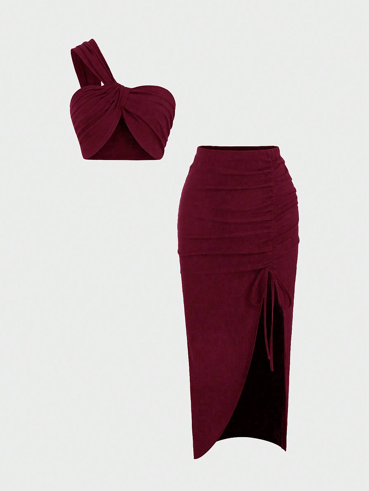 CONJUNTO DE TOP Y FALDA TENDENCIA  1