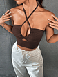 TOP CORTO DE CUELLO HALTER  - Miniatura 2