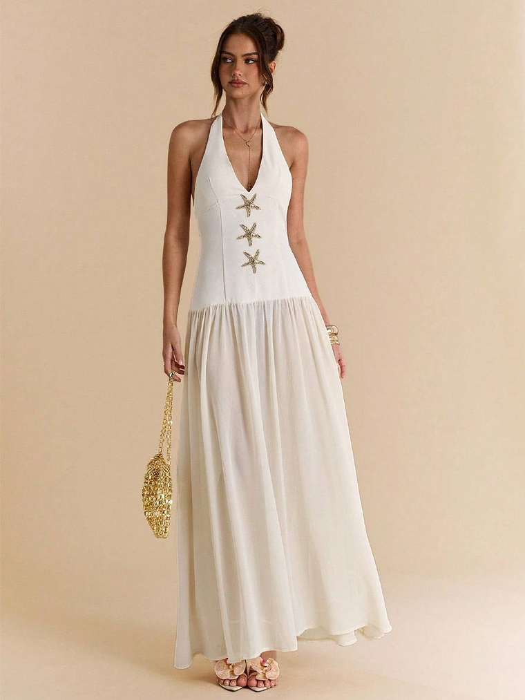 VESTIDO DE VERANO TENDENCIA ELEGANTE  1