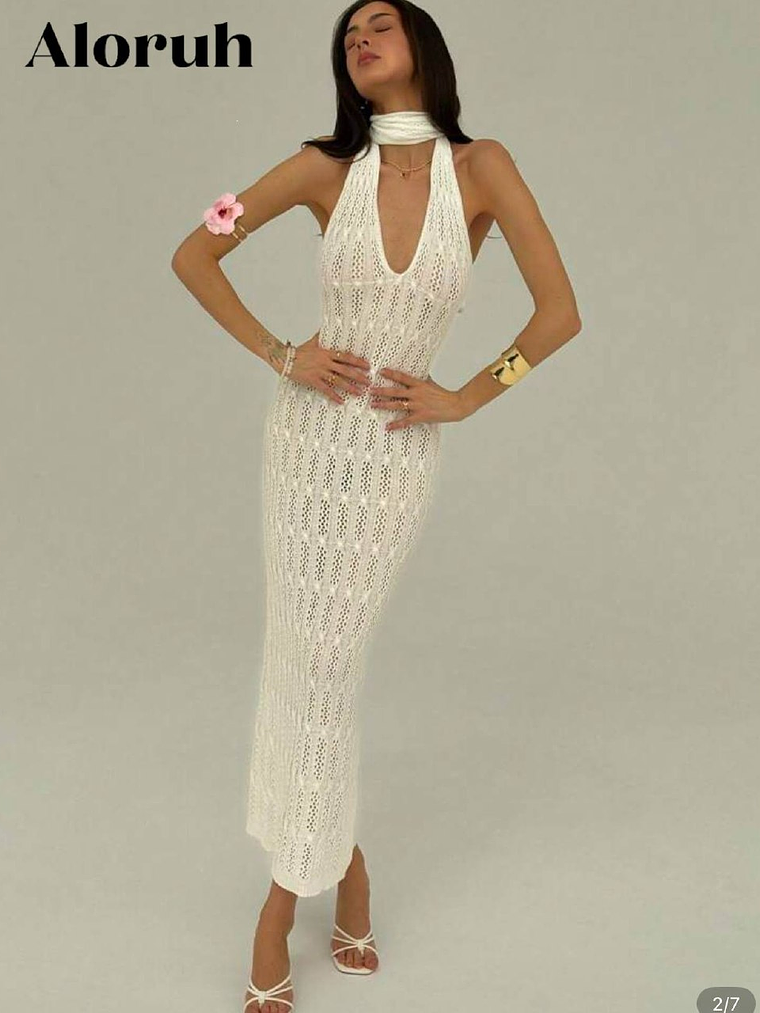 VESTIDO SALIDA DE BAÑO ELEGANTE  1