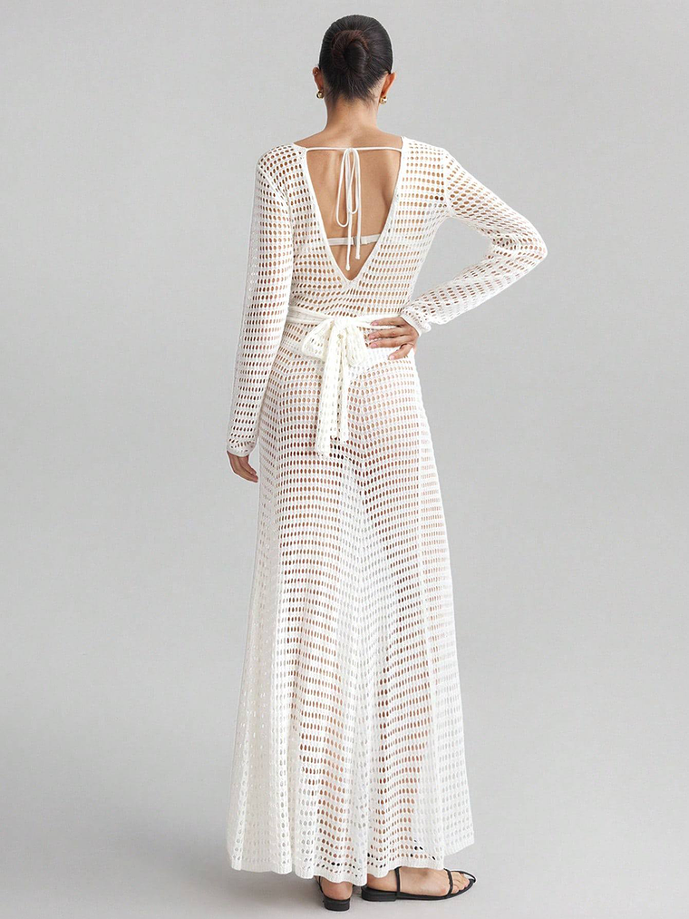 VESTIDO SALIDA DE BAÑO ELEGANTE  2