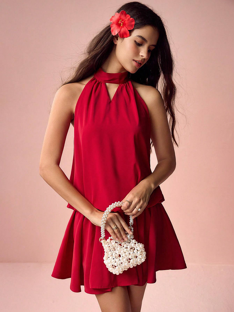 VESTIDO MINI ELEGANTE  1