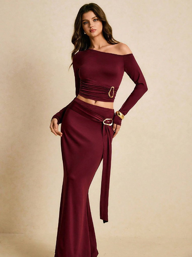 CONJUNTO DE TOP Y FALDA TENDENCIA  1