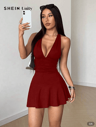 VESTIDO MINI ELEGANTE 