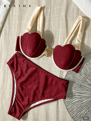 TRAJE DE BAÑO DE DOS PIEZAS PANTI ALTA 