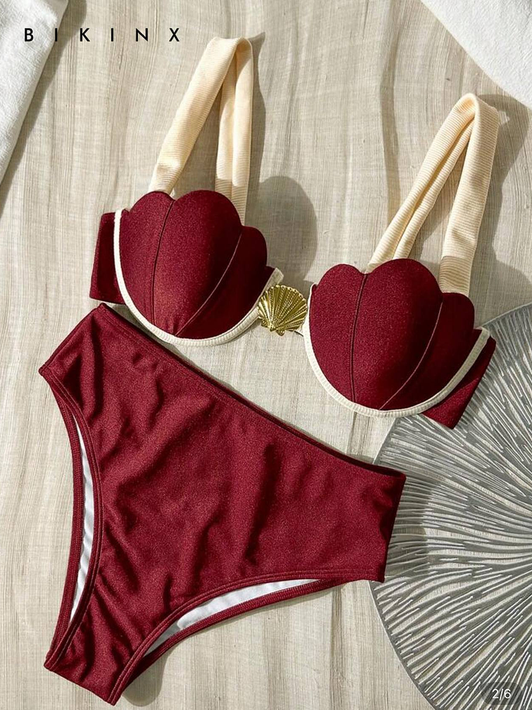 TRAJE DE BAÑO DE DOS PIEZAS PANTI ALTA  1