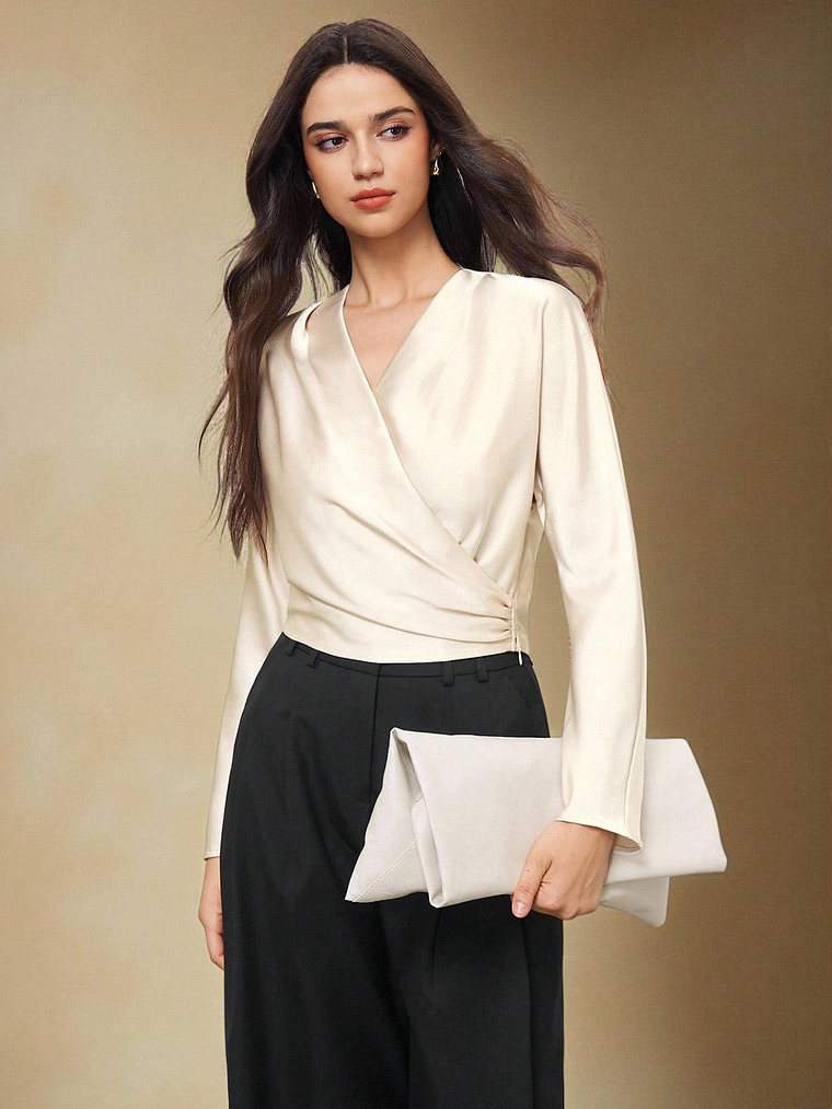 BLUSA ELEGANTE DE SATEN  1