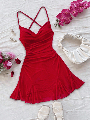 VESTIDO MINI ELEGANTE 