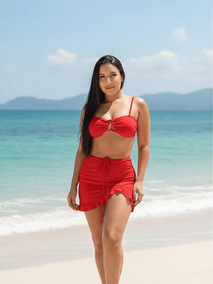 Traje de baño de 3 piezas 