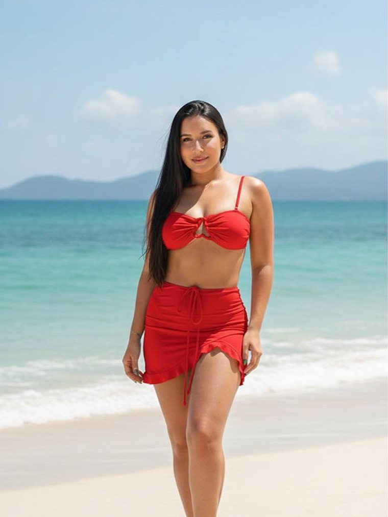 Traje de baño de 3 piezas  1