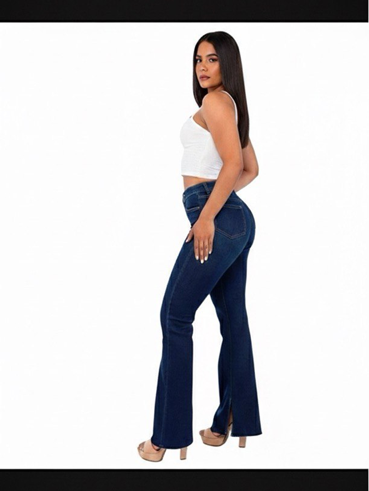 JEANS FLARE ABERTURA EN LA BOTA  1