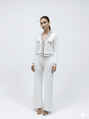 CONJUNTO DE PUNTO TEJIDO MANGA LARGA 