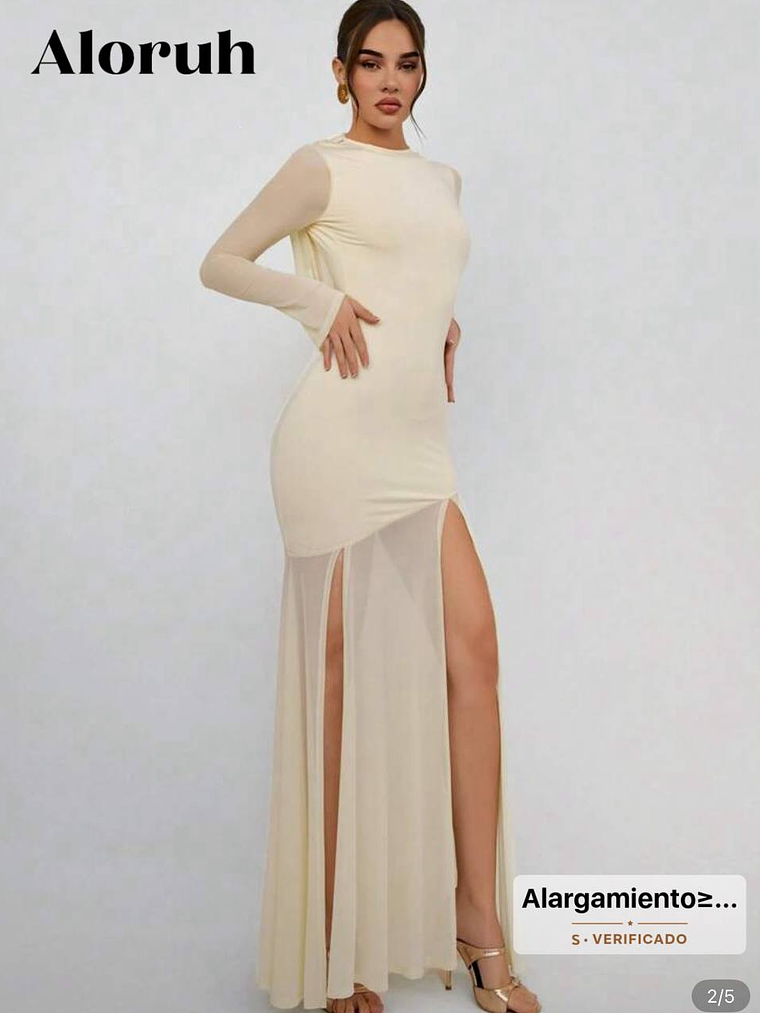 VESTIDO LARGO ELEGANTE  1