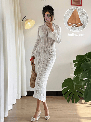 VESTIDO SALIDA DE BAÑO ELEGANTE 