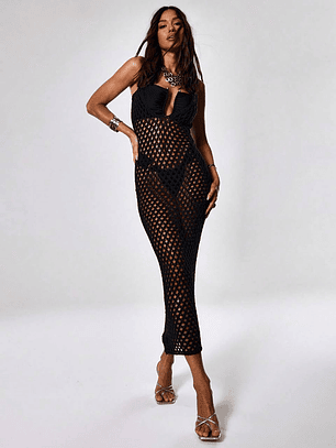 VESTIDO SALIDA DE BAÑO ELEGANTE 