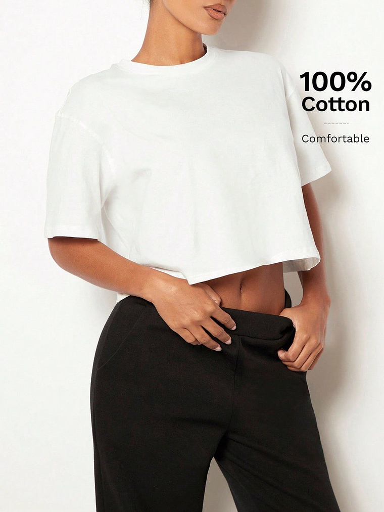 CAMISETA CORTA DE ALGODON 1