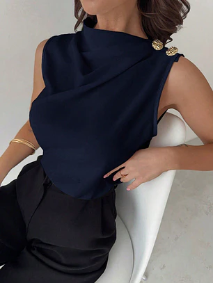 BLUSA SIN MANGAS DELICADA