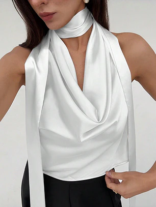 BLUSA CUELLO DRAPEADO