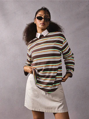 BLUSA DE RAYAS TENDENCIA 