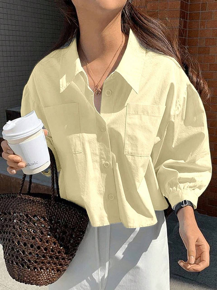 CAMISA CLASICA AMARILLA 1