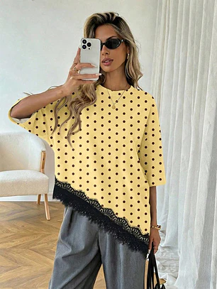 BLUSA DE LUNARES