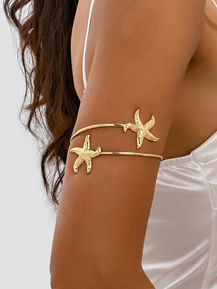 BRASALETE DE MUJER CON DISEÑO DE ESTRELLA