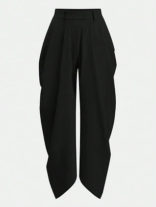 PANTALON CASUAL DE MUJER UNICOLOR 