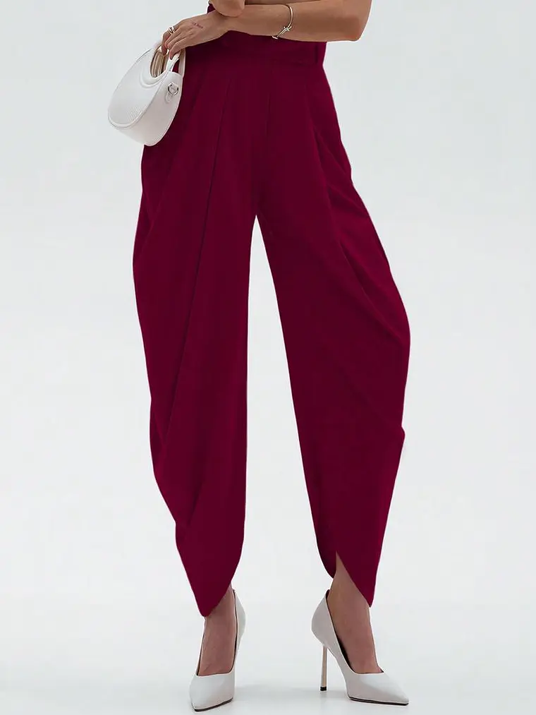 PANTALON CASUAL DE MUJER BURDEOS 1