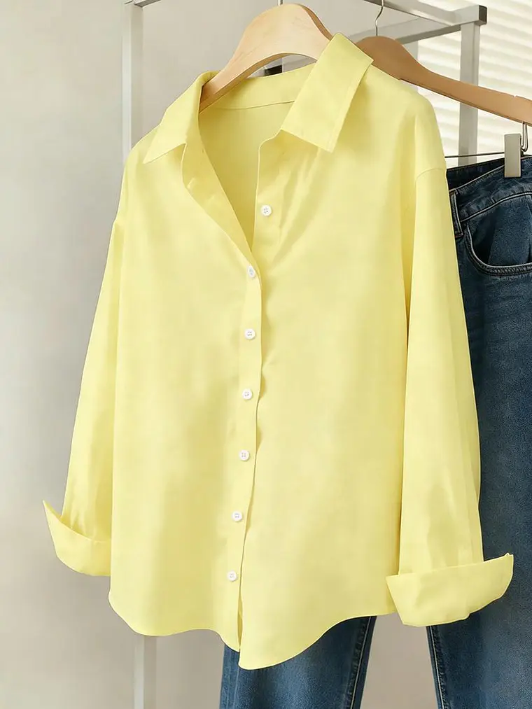 CAMISA CASUAL AMARILLA 1